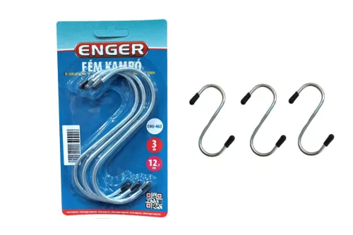 Kampó Fém S 12.5cm 3 Darabos eng-463 (60/gy_120/#)