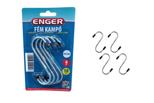 Haken Metall S 10cm 4 Stück eng-464