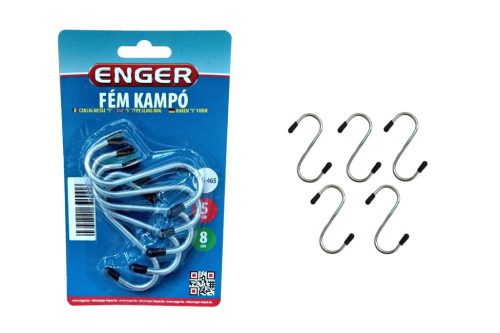 Haken Metall S 8cm 5 Stück eng-465