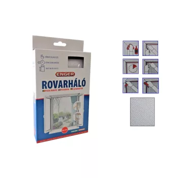 Rovarháló Fehér 100*100cm Tépőzárral eng-476 (96/#)