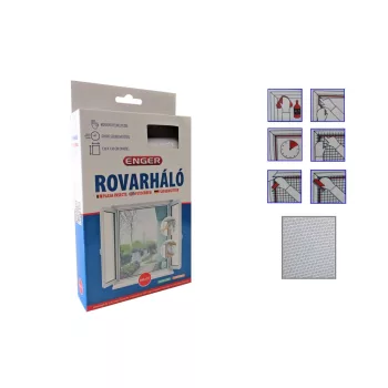 Rovarháló Fehér 130*130cm Tépőzárral eng-477 (96/#)