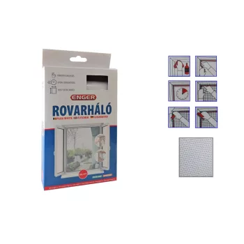 Rovarháló Fehér 150*150cm Tépőzárral eng-479 (96/#)