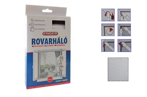 Rovarháló Fehér 150*150cm Tépőzárral eng-479 (96/#)