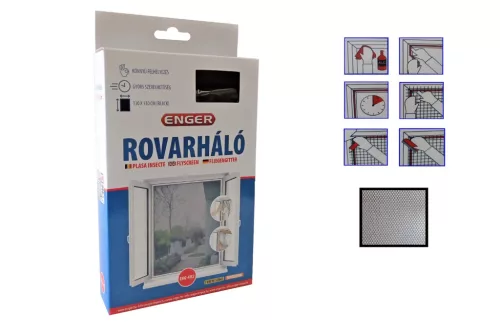 Rovarháló Fekete 130*130cm Tépőzárral eng-482 (96/#)