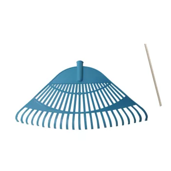   Mătură de frunze Plastic Mic 55cm cu mâner cu 23 de dinți COLORAT