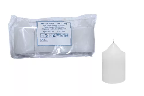 Mécses betét 7dkg 4 Darabos (40/#)