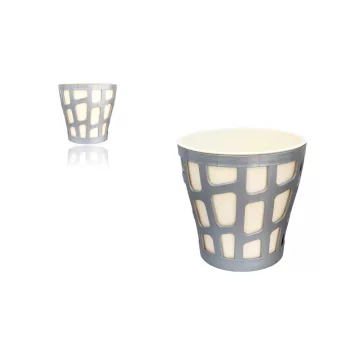 Ghiveci Savana 16cm Antracit-Crem