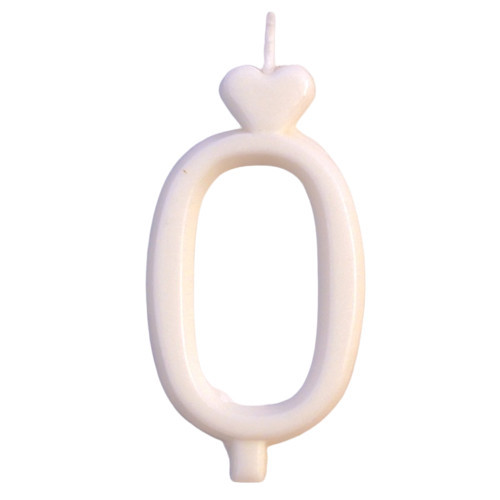 Cake candle Numbers 0 eng-506