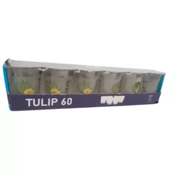 Pohár Üveg Vizes Tulip Dekoros 170ml 6 Darabos (12/#)