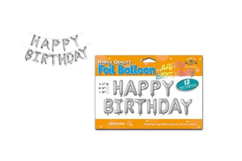 Party Supplies ''Happy Birthday'' Foil Balloon Lu-23
