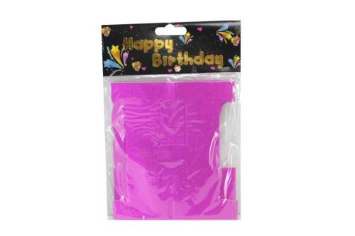 Party Supplies ''Happy Birthday'' Inscription Lu-33