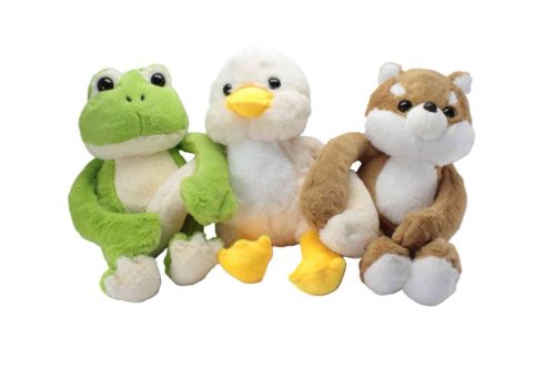 Plush Animals (Frog, Duck, Fox) Lu-43