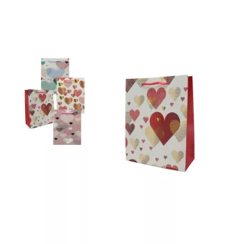  Ajándéktasak Papír Dekoros Kicsi 8.5*18*23cm Lu-83 (12/gy_504/#)