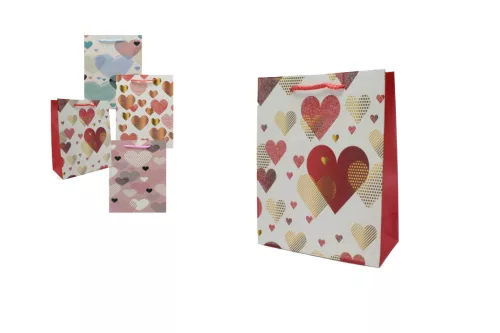 Ajándéktasak Papír Dekoros Kicsi 8.5*18*23cm Lu-83 (12/gy_504/#)