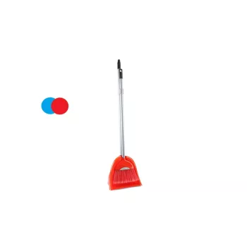   Szemétlapát Mély+Seprű Hosszúnyelű 85cm Fém Nyéllel C-31 (12/#)