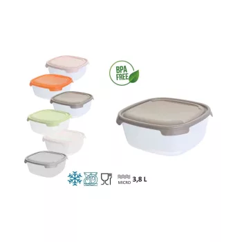 Frigo Doboz Szögletes Sofi 3.8 Literes (12/#_864/rkl)