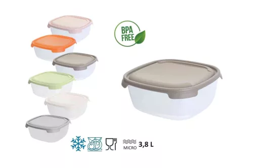 Frigo Doboz Szögletes Sofi 3.8 Literes (12/#_864/rkl)