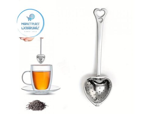 Teatojás Fém Szív Alakú eng-569/170419550