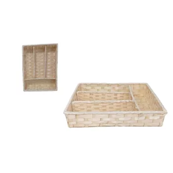 Bambusz Evőeszköztartó 208-T-94 - 28*37*H7cm (28/#)