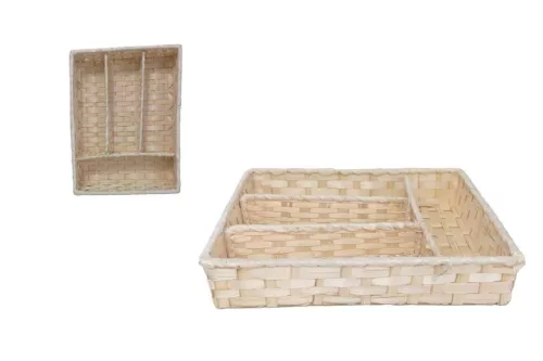 Bambusz Evőeszköztartó 208-T-94 - 28*37*H7cm (28/#)