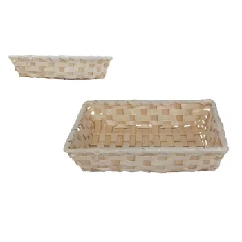 Bambusz Kosár 208-3320 - 26*20*H6cm (10/gy_180/#)