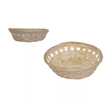 Bambusz Kosár 208-74 - D20*H5cm (240/#)