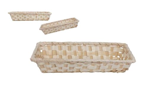 Bambusz Kosár 208-5231 - 31*12*H6cm