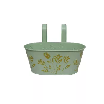   Bádog Kaspó Ovális Akasztós 140-B-516 - (26*14)*11H*(21*11)cm (30/#)