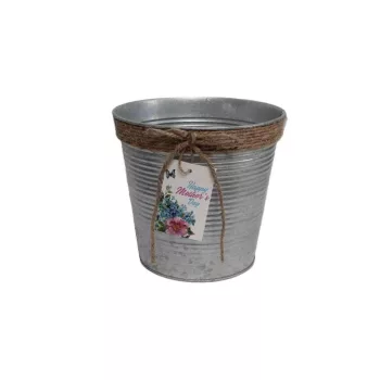 Bádog Kaspó Anyáknapi 140-B-530/S - D13*13H*D9cm (90/#)