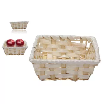 Bambusz Kosár Natúr 8-2409 - 16*16*H5cm (10/gy_180/#)