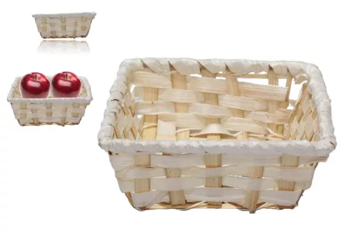 Bambusz Kosár Natúr 8-2409 - 16*16*H5cm (10/gy_180/#)