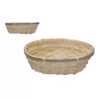   Bambusz Kosár Ovál Natúr 8-2412 - 20*12*H5cm (10/gy_270/#)