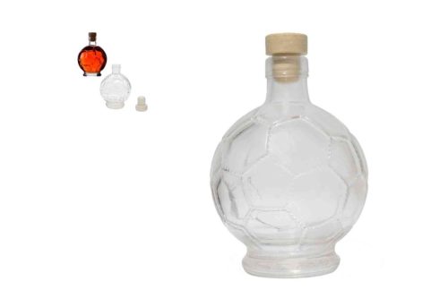 Palack Üveg Focilabda+Dugó 0.5 Literes