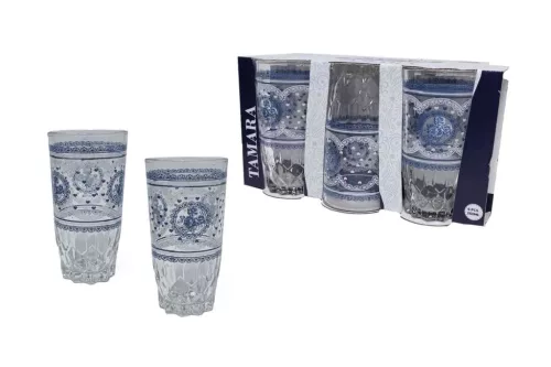 Pohár Üveg Tamara Üdítős 260ml 6 Darabos (8/#)