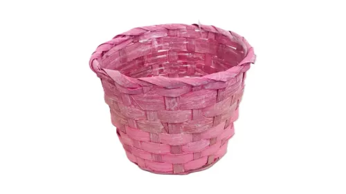 Bambusz Pohár Antikolt Pink 66-29-A/PI D13*H9,5cm (20/gy_180/#)