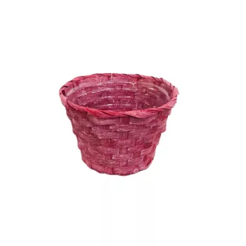   Bambusz Pohár Antikolt Piros 66-29-A/R D13*H9,5cm (20/gy_180/#)