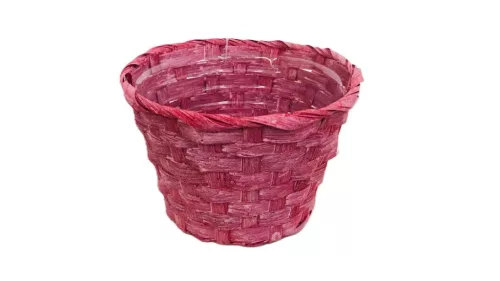 Bambusz Pohár Antikolt Piros 66-29-A/R D13*H9,5cm (20/gy_180/#)