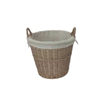   Vessző Szennyestartó Kerek Textiles 38*33cm 68-SZT-39 (6/#)