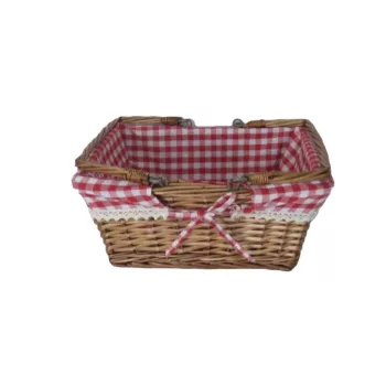   Bevásárló Kosár Textiles Lf. Natúr 68-96/NK 35*27*H15cm (24/#)