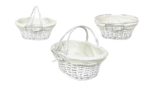 Bevásárló Kosár Lf Fehér 68-95/W - 37*25*H15cm
