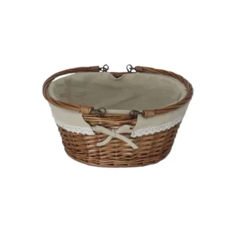   Bevásárló Kosár Textiles Lf. Natúr 68-95/N 35*27*H15cm (24/#)