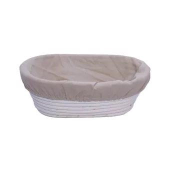   Szakajtó Kosár Rattan Textiles Ovál 27cm 8/O-27/Textil (30/#)
