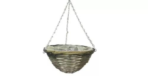 Függő Kaspó Bambusz 17-09/GREY - D30*H15cm (20/#)