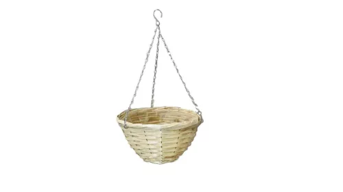 Függő Kaspó Bambusz Natúr 17-09/W - D30*H15cm (20/#)