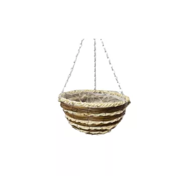 Függő Kaspó Kukorica+Vessző 17-22 - D30*H15cm (20/#)