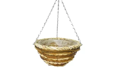 Függő Kaspó Vessző+Kukorica 17-27 - D30*H15cm (20/#)