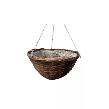 Függő Kaspó Vessző Barna 17-30 - D30*H15cm (20/#)