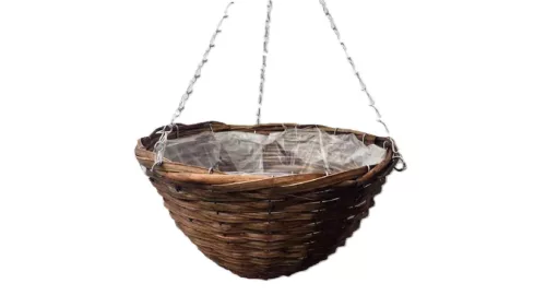 Függő Kaspó Vessző Barna 17-30 - D30*H15cm (20/#)