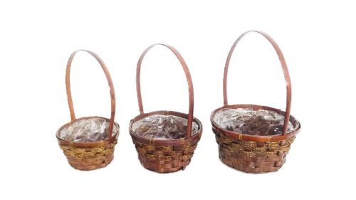 Bambusz Florentin S/3 47-465 - Dia22*H11/32cm