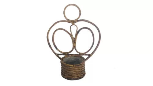 Bambus Kaspó Wall Heart 47-526 - 33*15*H9/38cm